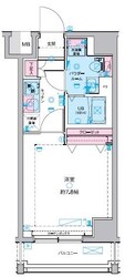 ジェノヴィア田町スカイガーデン（GENOVIA田町skygarden）の物件間取画像